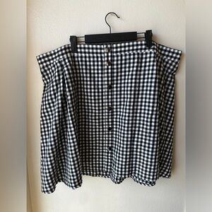 Torrid Women's Black and White Skirt
